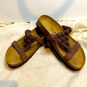 Bejeweled Betula Birkenstock Brown Size 36 5 5.5